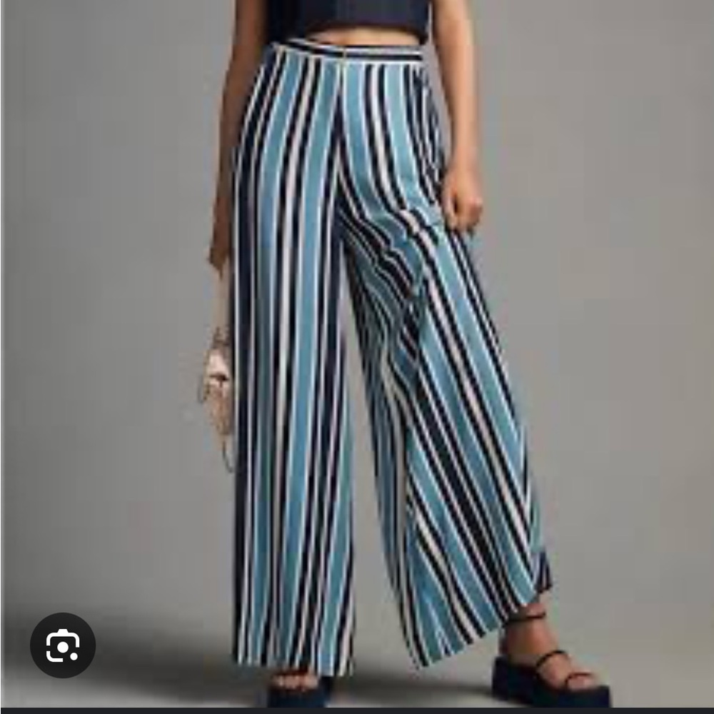 ANTHRO / TRACY REESE | PRINTED WIDE LEG PANTS
